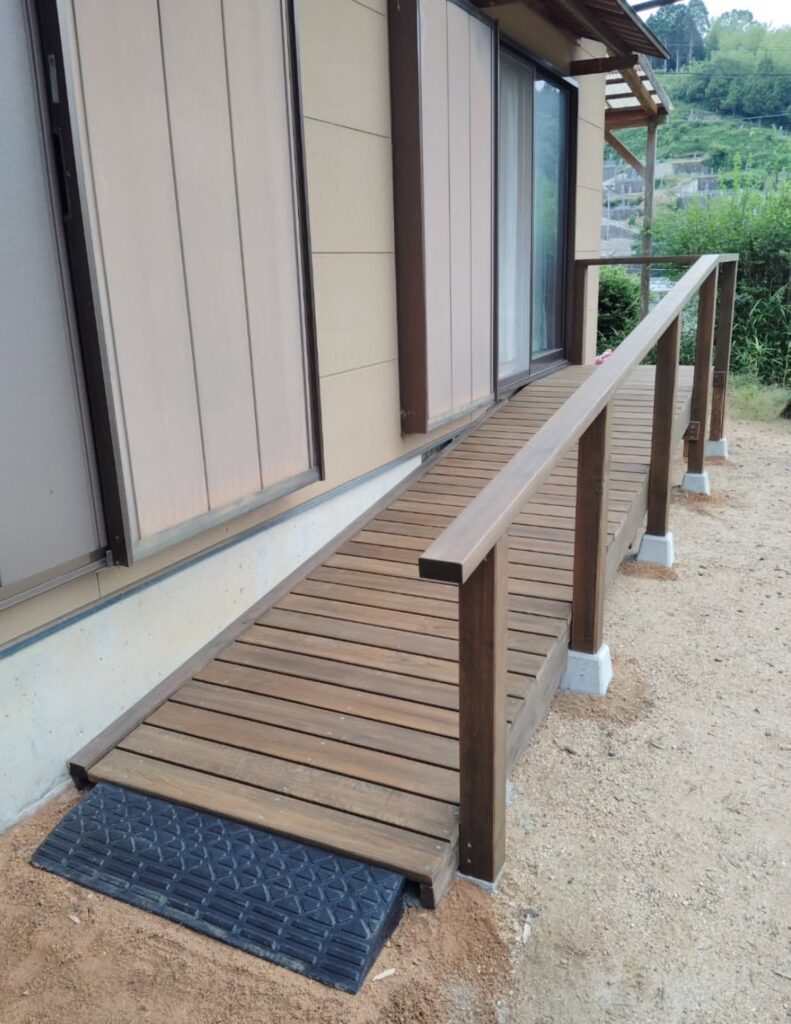 外部スロープ工事 Y様邸